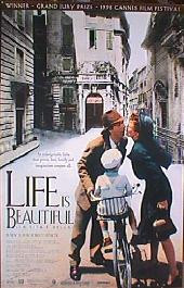 LIFE IS BEAUTIFUL original issue rolled regular 1-sheet movie poster