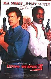LETHAL WEAPON 3 original issue rolled 1-sheet movie poster