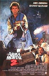 LETHAL WEAPON 2 original issue rolled Spanish 1-sheet movie poster