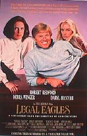 LEGAL EAGLES original issue rolled 1-sheet movie poster
