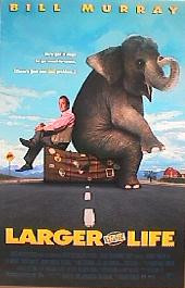 LARGER THAN LIFE original issue rolled double sided 1-sheet movie poster