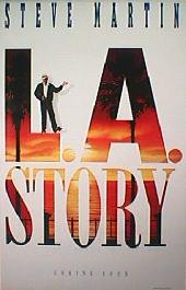 L.A. STORY original issue rolled double sided advance 1-sheet movie poster