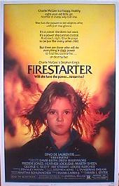 FIRESTARTER original issue rolled 1-sheet movie poster