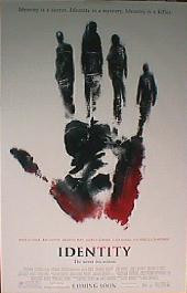 IDENTITY original issue rolled double sided 1-sheet movie poster