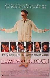 I LOVE YOU TO DEATH original issue rolled 1-sheet movie poster