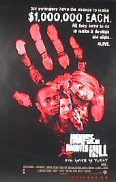 HOUSE ON HAUNTED HILL original issue rolled double sided 1-sheet movie poster