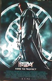 HELLBOY original issue rolled double sided regular 1-sheet movie poster