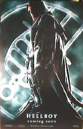 HELLBOY original issue rolled double sided advance B 1-sheet movie poster