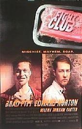 FIGHT CLUB original issue rolled regular 1-sheet movie poster