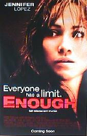 ENOUGH original issue rolled advance 1-sheet movie poster