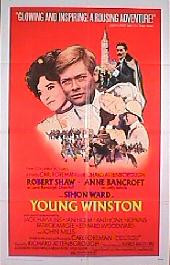 YOUNG WINSTON original issue folded 1-sheet movie poster