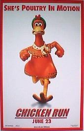 CHICKEN RUN original issue rolled double sided Advance D 1-sheet movie poster