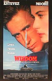 WISDOM original issue folded 1-sheet movie poster