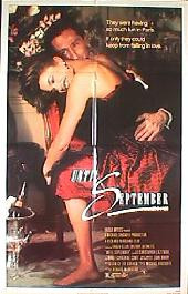 UNTIL SEPTEMBER original issue folded 1-sheet movie poster