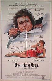 UNFAITHFULLY YOURS original issue folded 1-sheet movie poster