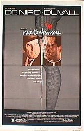 TRUE CONFESSIONS original issue folded 1-sheet movie poster
