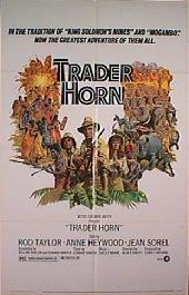 TRADER HORN original issue folded 1-sheet movie poster