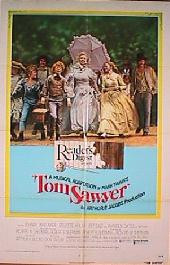 TOM SAWYER original issue folded 1-sheet movie poster