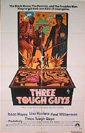 THREE TOUGH GUYS original issue folded 1-sheet movie poster