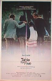 TABLE FOR FIVE original issue folded 1-sheet movie poster