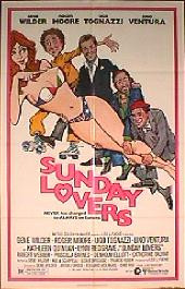 SUNDAY LOVERS original issue folded 1-sheet movie poster