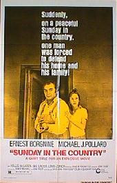 SUNDAY IN THE COUNTRY orignal issue folded 1-sheet movie poster