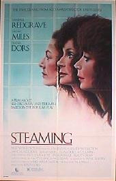 STEAMING original issue folded 1-sheet movie poster