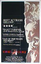 SOPHIE'S CHOICE original issue review folded 1-sheet movie poster