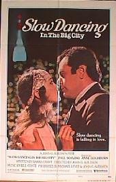 SLOW DANCING IN THE BIG CITY original issue folded 1-sheet movie poster