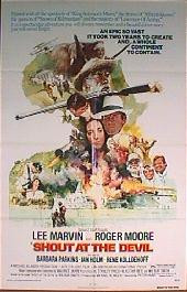 SHOUT AT THE DEVIL original issue folded 1-sheet movie poster