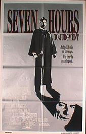 SEVEN HOURS TO JUDGEMENT original issue folded 1-sheet movie poster