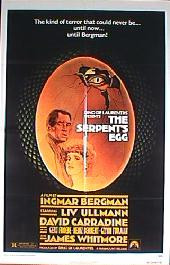 SERPENTS EGG,THE original issue folded 1-sheet movie poster