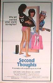 SECOND THOUGHTS original issue folded 1-sheet movie poster