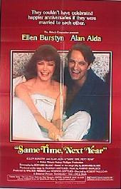 SAME TIME NEXT YEAR original issue folded style B 1-sheet movie poster