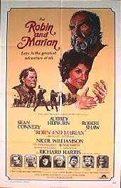 ROBIN AND MARIAN original issue folded 1-sheet movie poster
