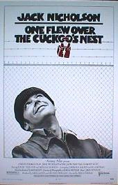 ONE FLEW OVER THE CUCKOOS NEST 1975 original artwork rolled Reprint 1-sheet movie poster