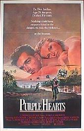 PURPLE HEARTS original issue folded 1-sheet movie poster