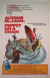 PUPPET ON A CHAIN original issue folded 1-sheet movie poster