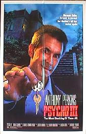 PSYCHO 3 original issue folded 1-sheet movie poster