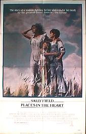 PLACES IN THE HEART original issue folded 1-sheet movie poster