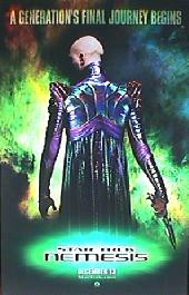 STAR TREK NEMESIS original issue rolled double sided Advance 1-sheet movie poster