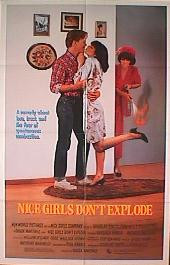 NICE GIRLS DON'T EXPLODE original issue folded 1-sheet movie poster