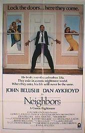 NEIGHBORS original issue folded advance 1-sheet movie poster