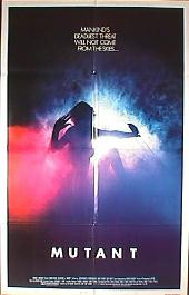 MUTANT original issue folded advance A 1-sheet movie poster