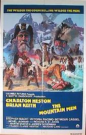 MOUNTAIN MEN original issue folded 1-sheet movie poster