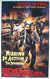 MISSING IN ACTION 2 original issue folded 1-sheet movie poster