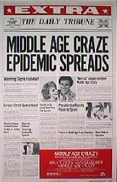 MIDDLE AGE CRAZY original issue folded 1-sheet movie poster