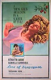 LOSS OF INNOCENCE original issue folded 1-sheet movie poster