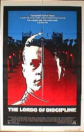 LORDS OF DISCIPLINE original issue folded 1-sheet movie poster