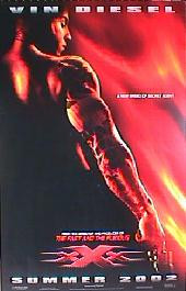 TRIPLE X original issue rolled Advance glossy 1-sheet movie poster